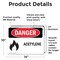 Signmission Acetylene Danger Sign, Vinyl Decal, 14in W x 10in L, 2PK OS-2PACK-DS-D-1014-L-1988 - alternate 2
